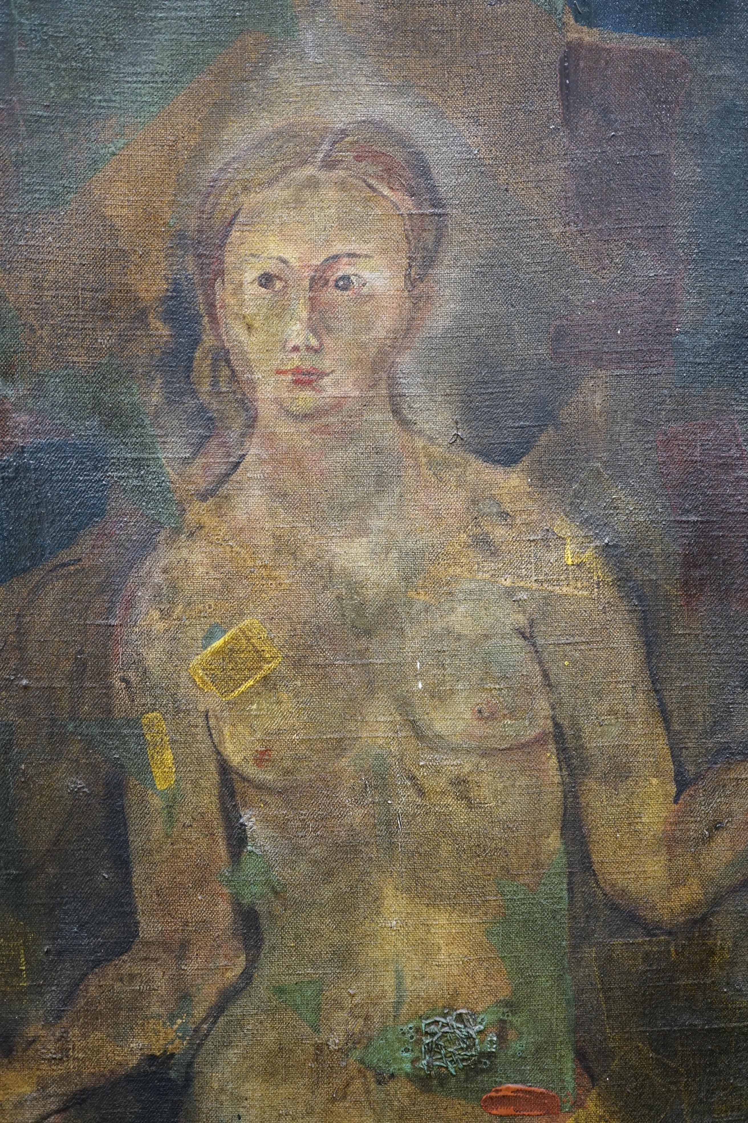 Arturo, triptych oil on canvas, Adam and Eve, 170 x 143cm